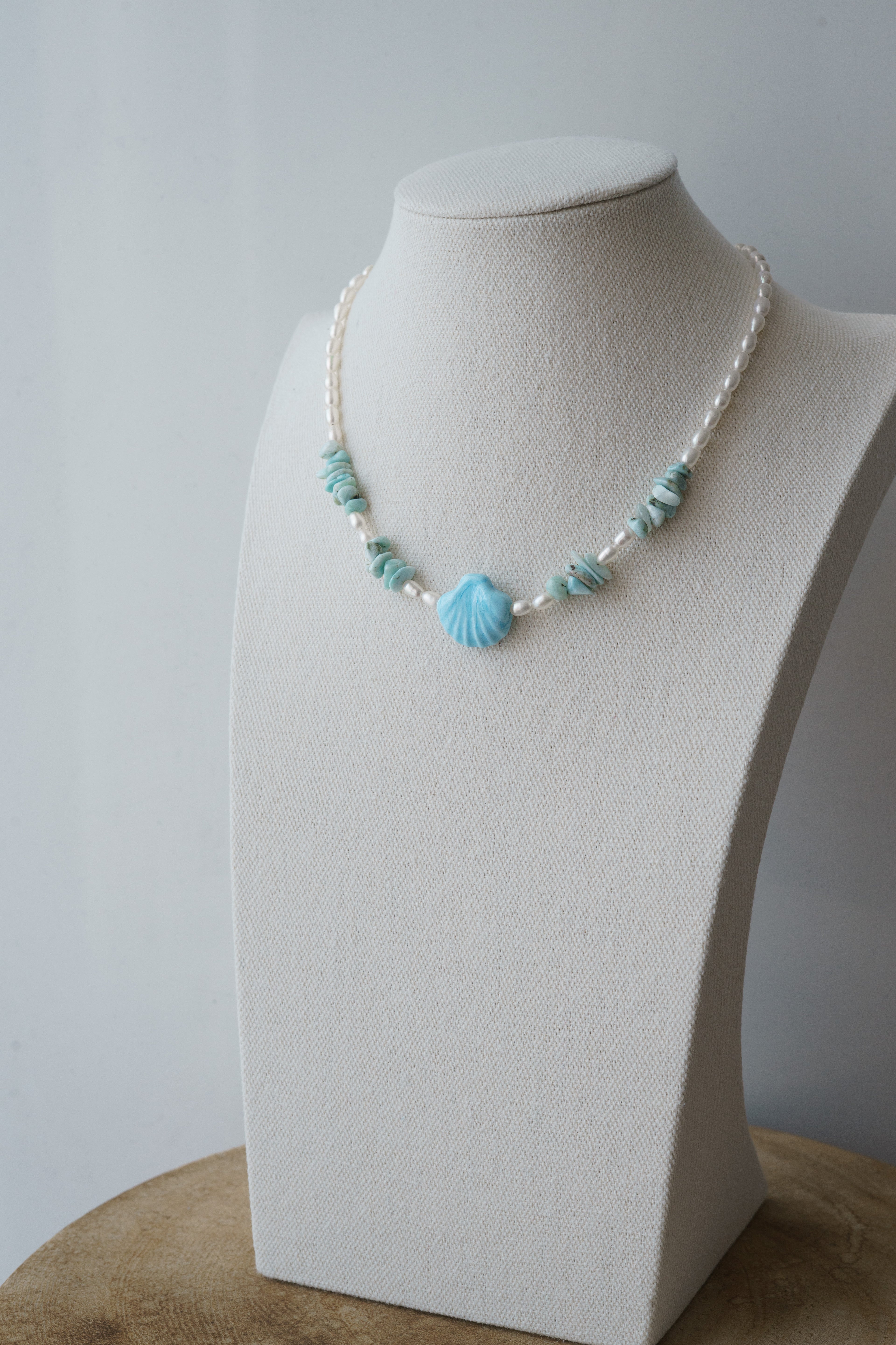 Shell Blue Necklace