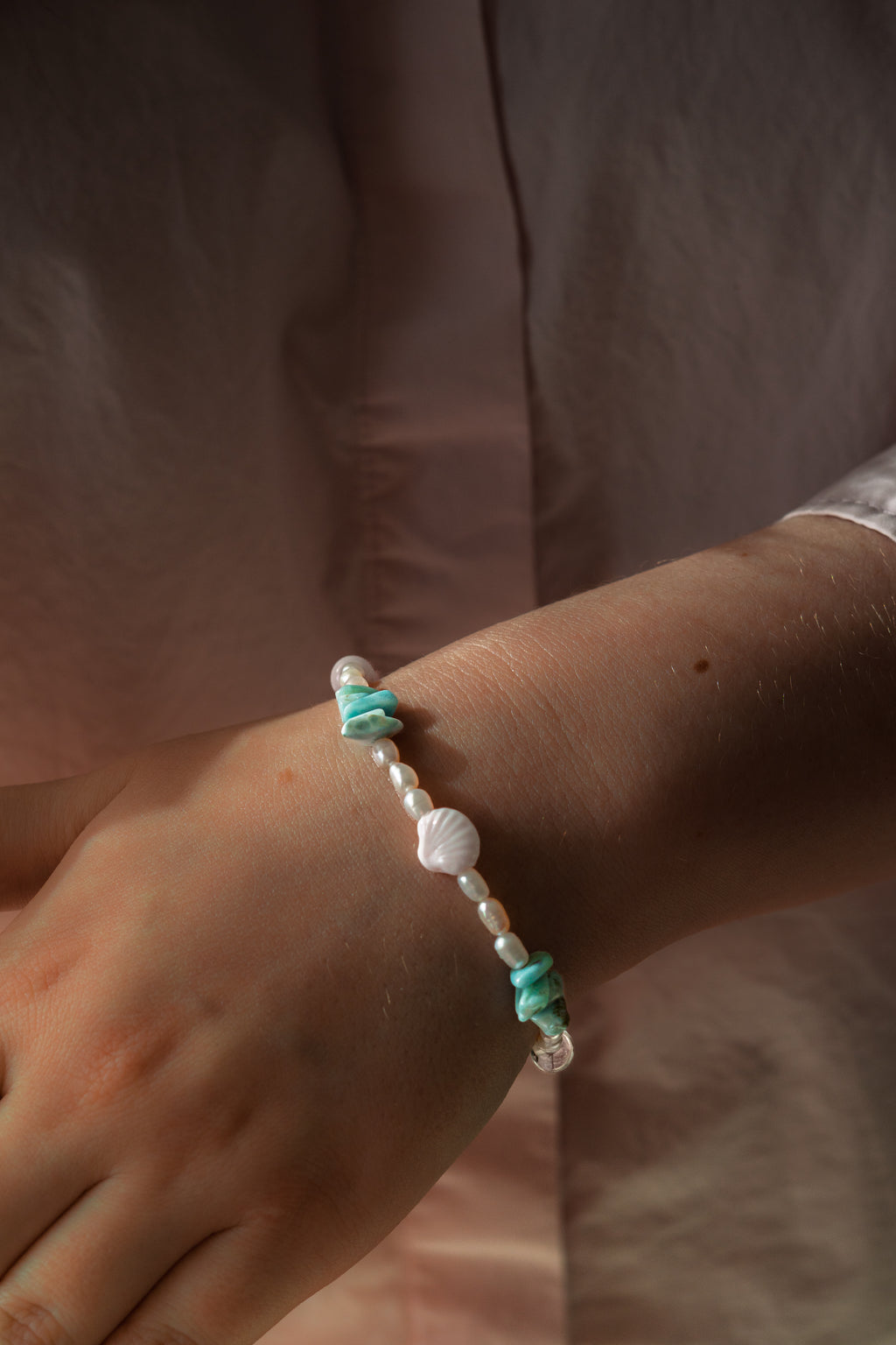 Shell Blue Bracelet
