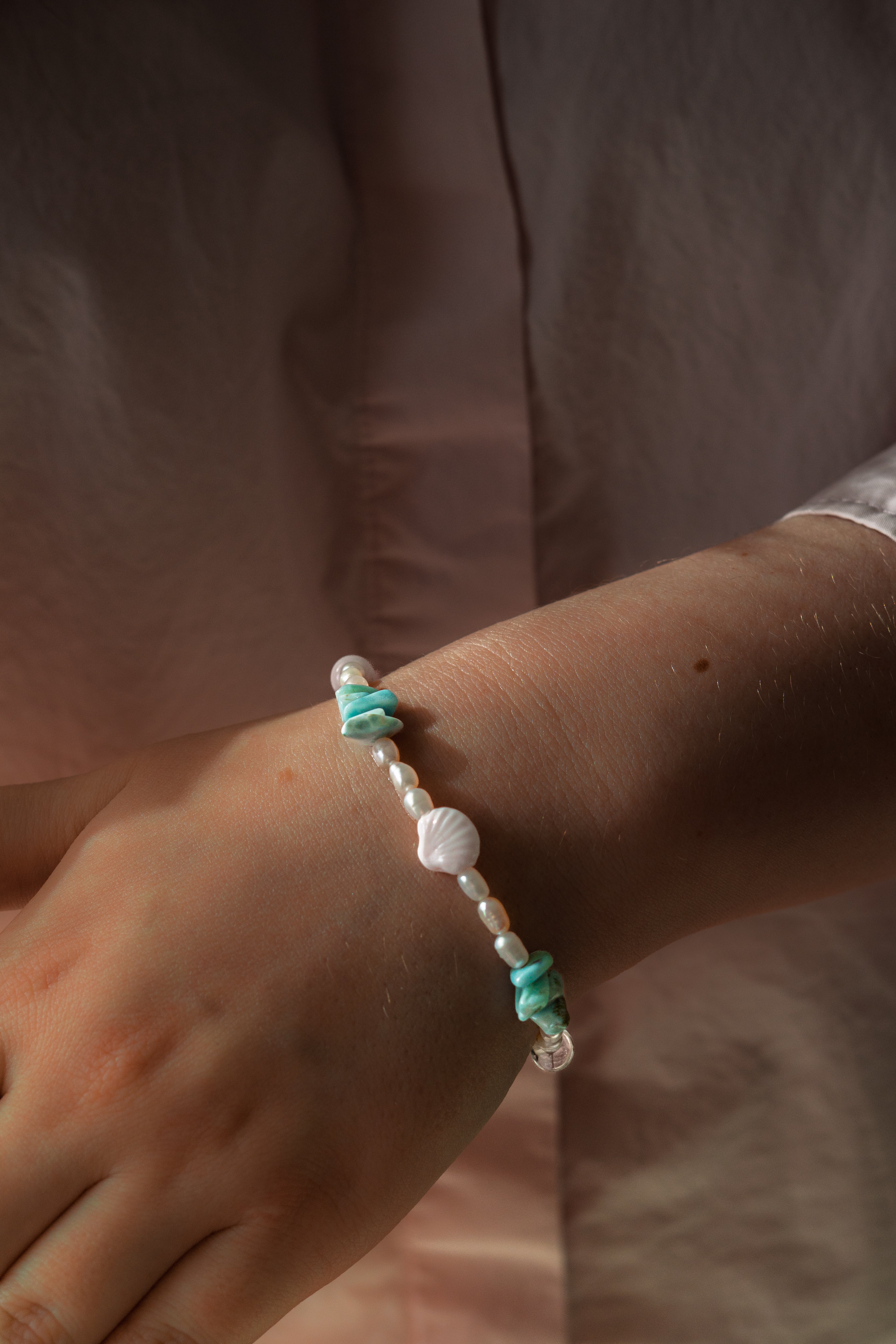 Shell Blue Bracelet